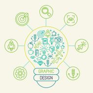 Vector graphic design concept