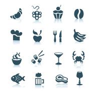 Gray food icons part 2
