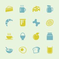 Breakfast Icons - Color Series