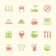 Restaurant Icons Set 2 - Color Series