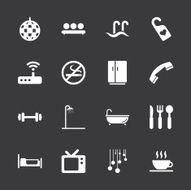 Hotel Icons Set 2 - White Series