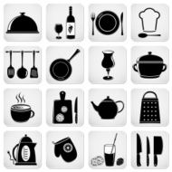 Cooking and kitchen icons N2
