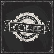Vintage Coffee Label N154