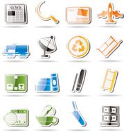 Business and industry icons N7