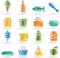Shop and Foods Icons N3