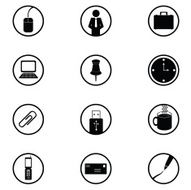 Office icon set N34