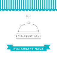 Restaurant menu design template N7