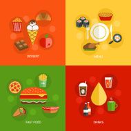 Food composition flat