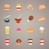Fast Food Icons N33