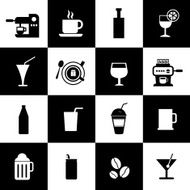 Beverages icons set N13