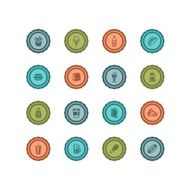 Retro Fast Food Badges