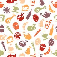 Food background - seamless pattern