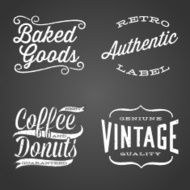 Vintage Chalk Labels