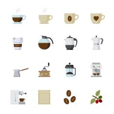 Coffee Icons N133