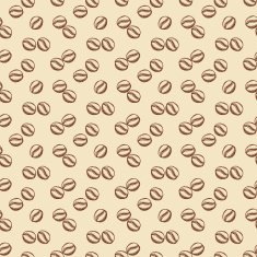 Coffee seamless pattern Vector background N3