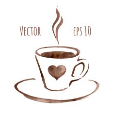 Hand drawn watercolor sketch N2