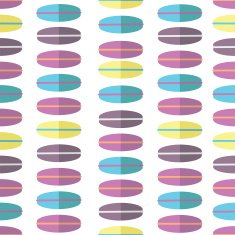 pattern of French macarons