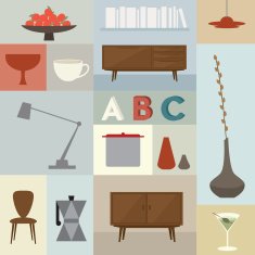 Retro household items