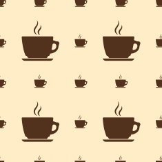 Seamless pattern with coffee cup N7
