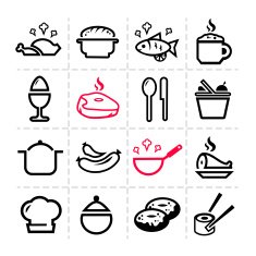 food and kitchen icons N2