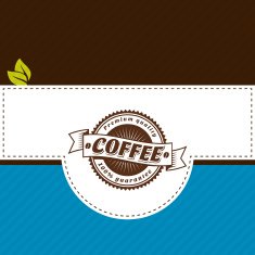 Vector coffee label N15