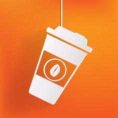 Takeaway paper coffee cup ico N5