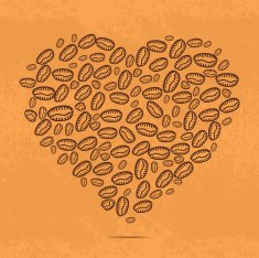 Natural coffee beans for best drinks
