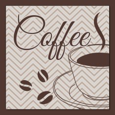 Coffee Cup Print Composition