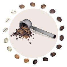 Filter Machine With Coffee Bean