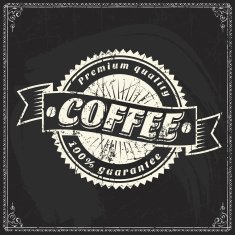 Vintage Coffee Label N100