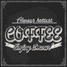 Vintage Coffee Label N102