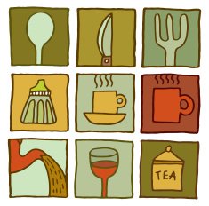 Utensil icons