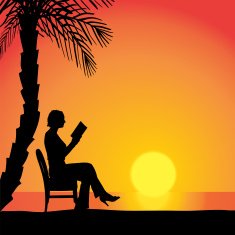 Vector silhouettes of woman N35