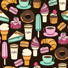 Vintage bakery background N5