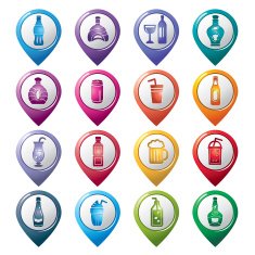 Drinks Pointer Icons