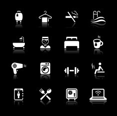White Icons Set N14