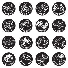 nuts icons