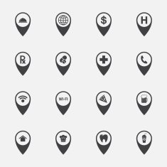 pointer icons set
