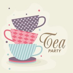 Tea Party Invitation card