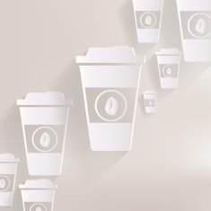 Takeaway paper coffee cup ico N6