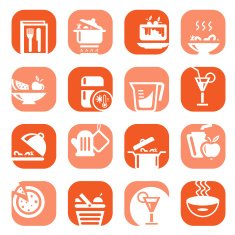 color food type icons