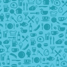 Seamless foods pattern