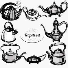 set of teapots N3