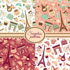 Collection of seamless patterns