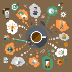 Coffee creative concept N2