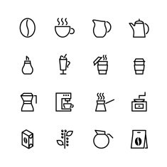 Coffee Icon Set N27