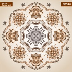 Vintage vector pattern Hand drawn abstract background