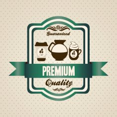 Coffee Icons and labels N10