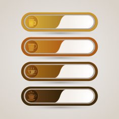Sticker label Coffee collection set N5