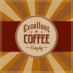 Vintage Card with cofee N4
